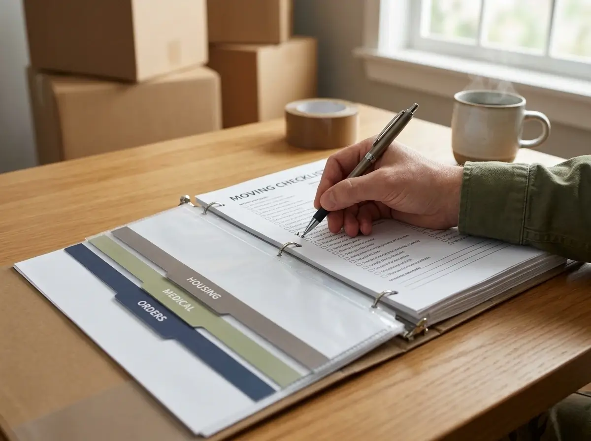 PCS paperwork checklist
