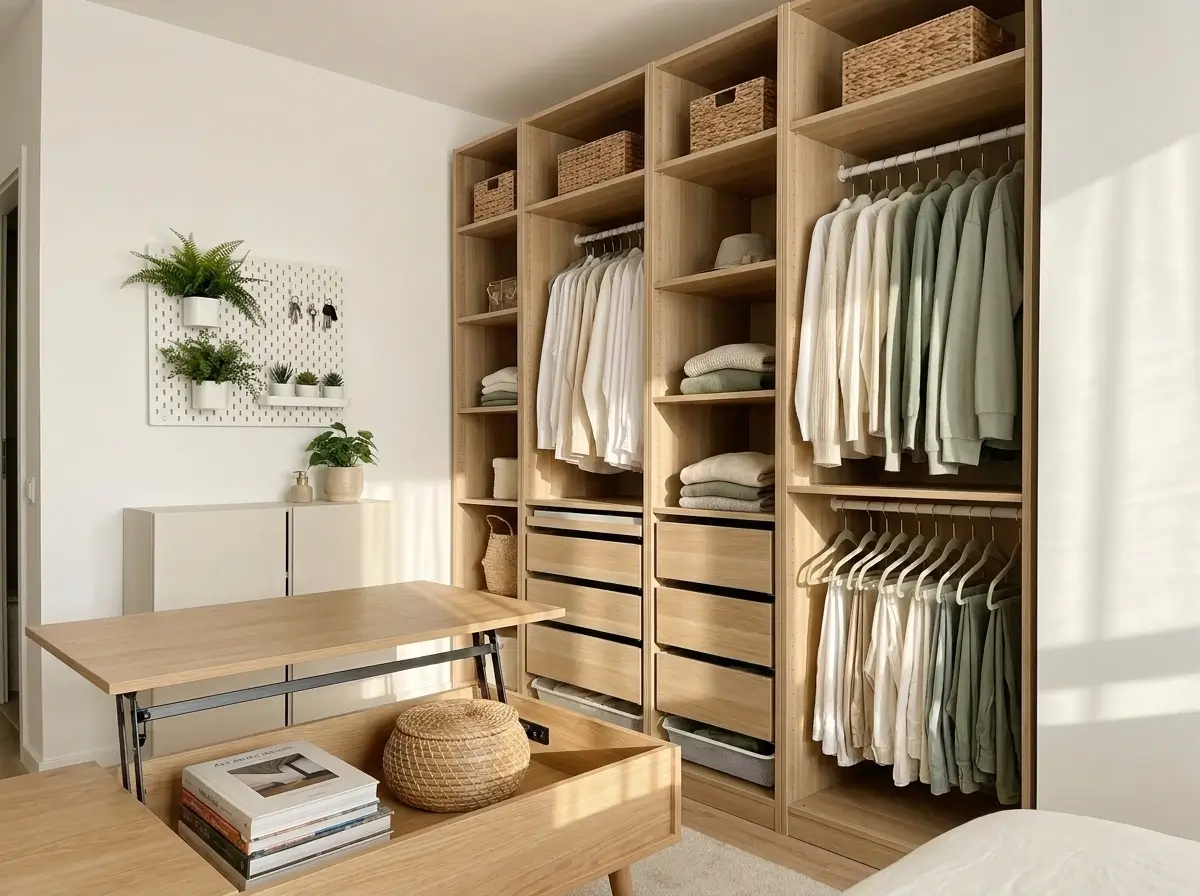 How to Organize an Apartment With No Storage